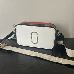 Marc Jacob’s Red and White Crossbody Bag